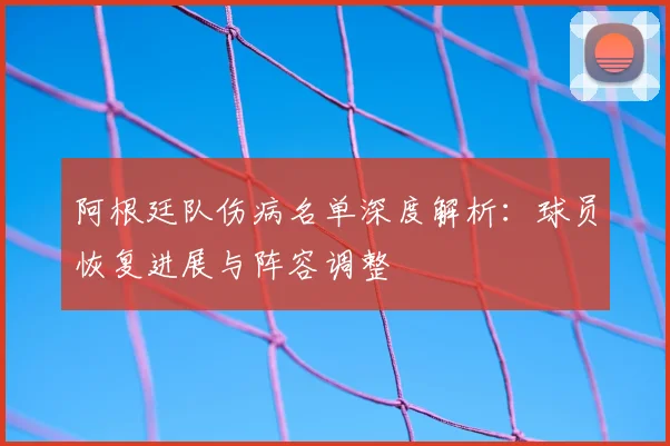 阿根廷队伤病名单深度解析：球员恢复进展与阵容调整